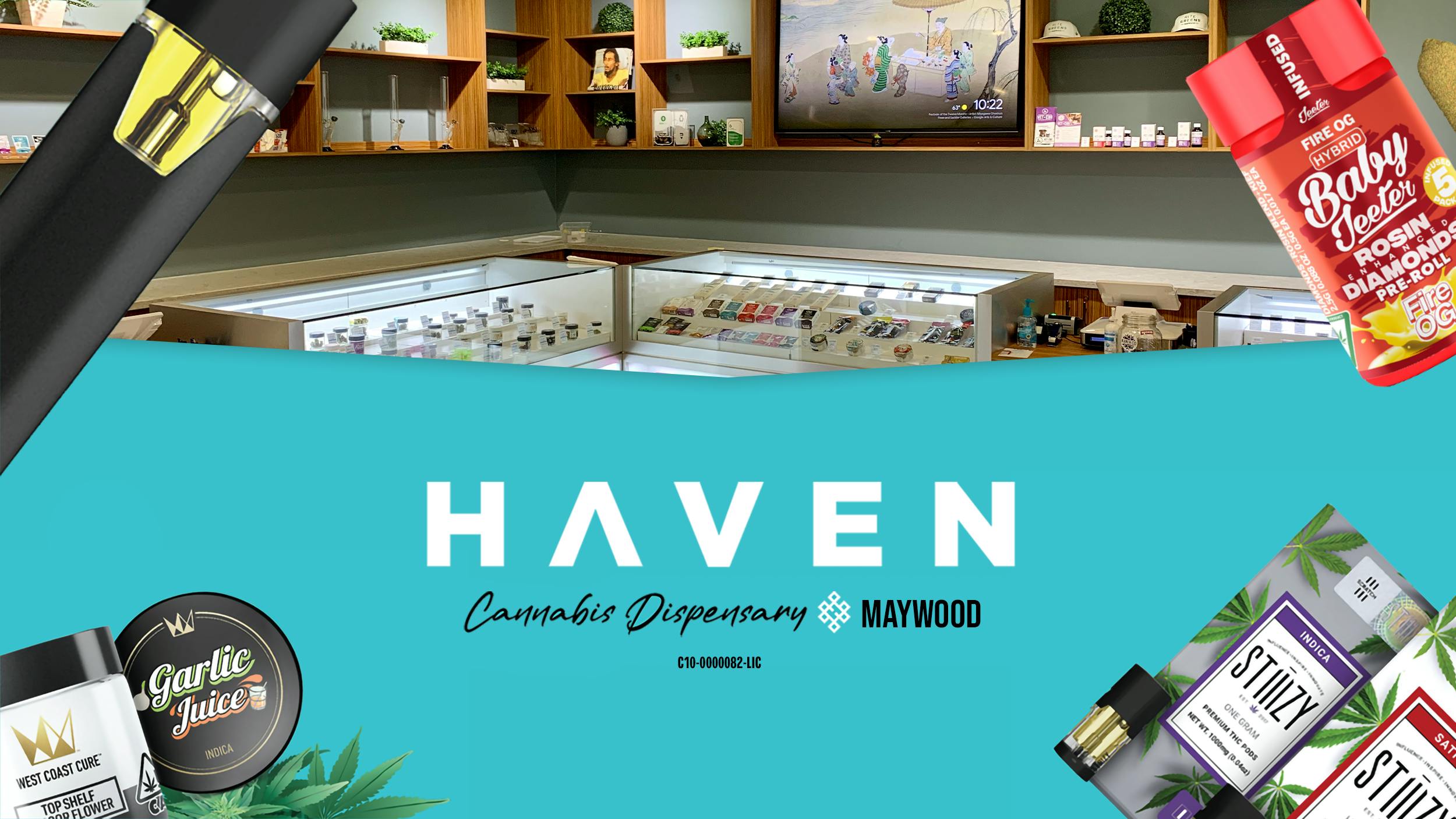 HAVEN Cannabis Marijuana and Weed Dispensary - Maywood listing banner