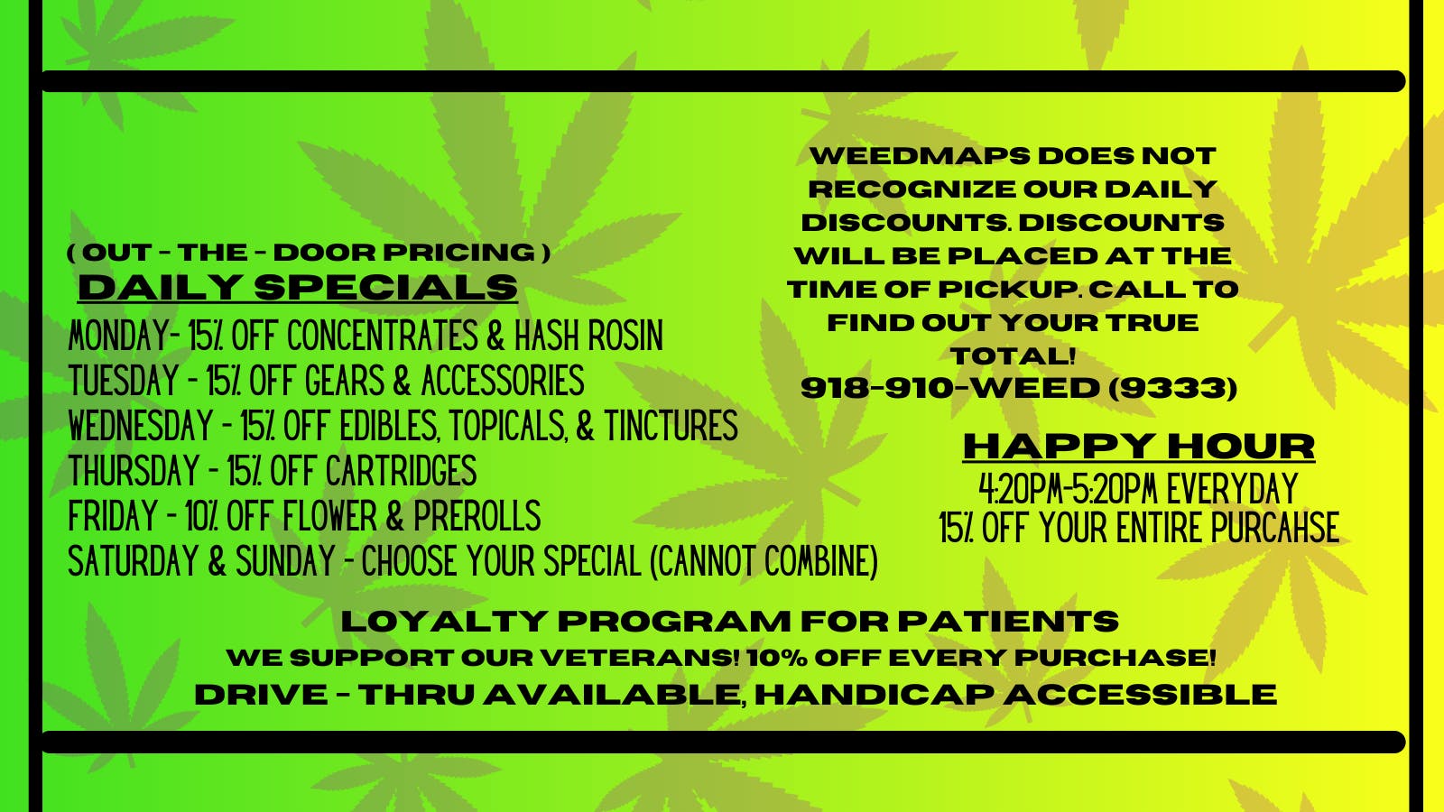 Advanced Wellness and Dispensary listing banner