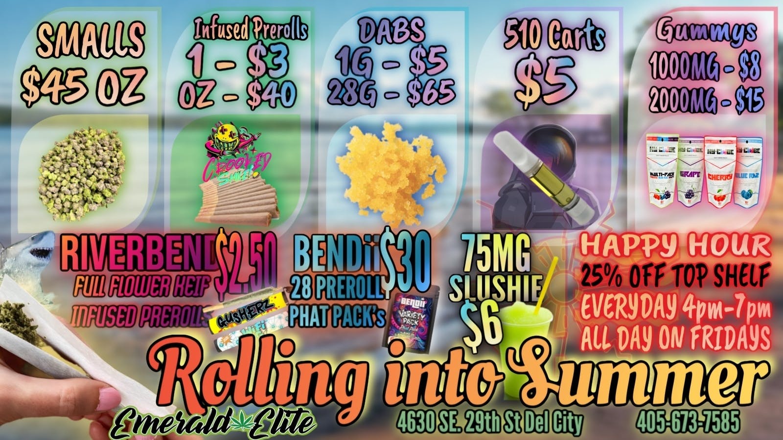 Emerald Elite THC listing banner