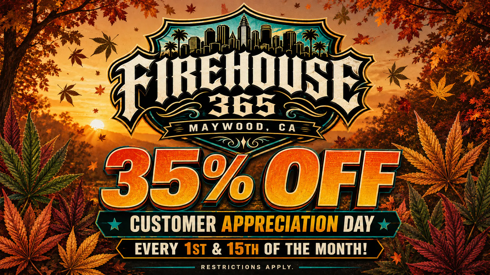Firehouse365 Maywood Weed Dispensary listing banner