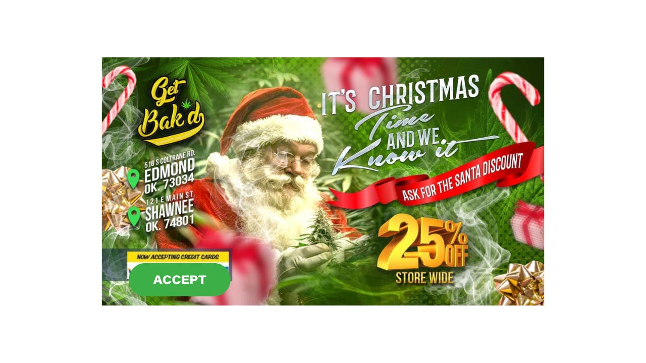 Get Bak'd Weed Dispensary - Shawnee listing banner
