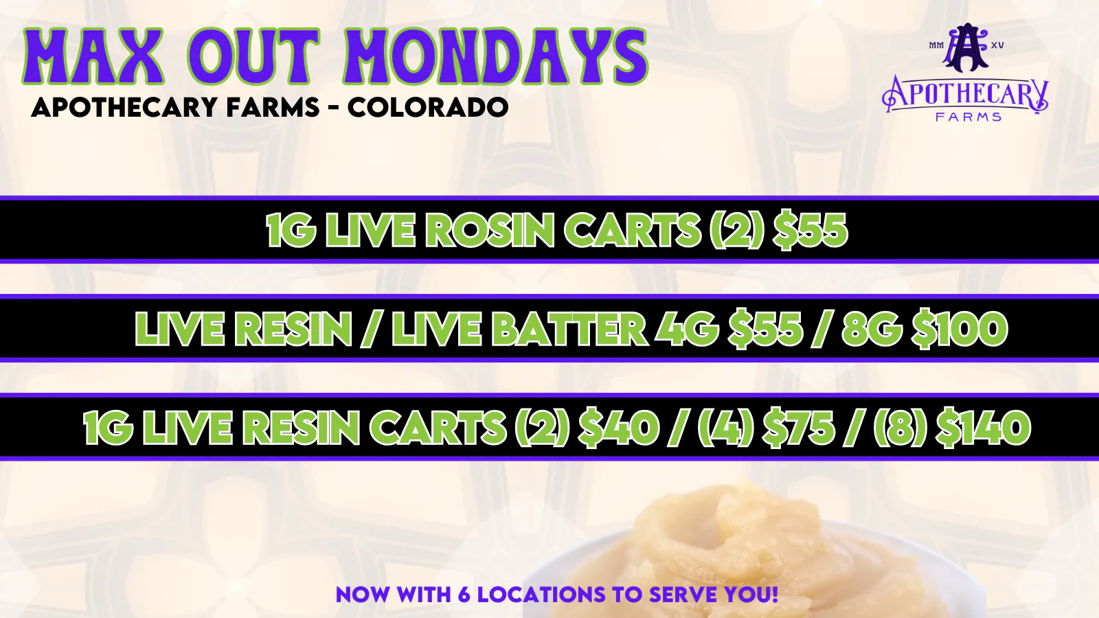 Apothecary Farms Denver MED listing banner