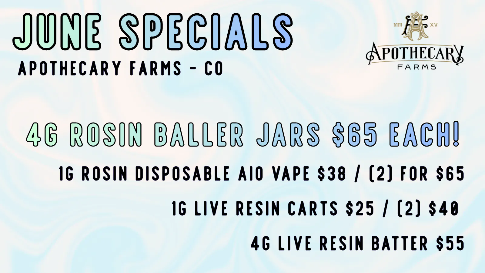 Apothecary Farms Denver listing banner