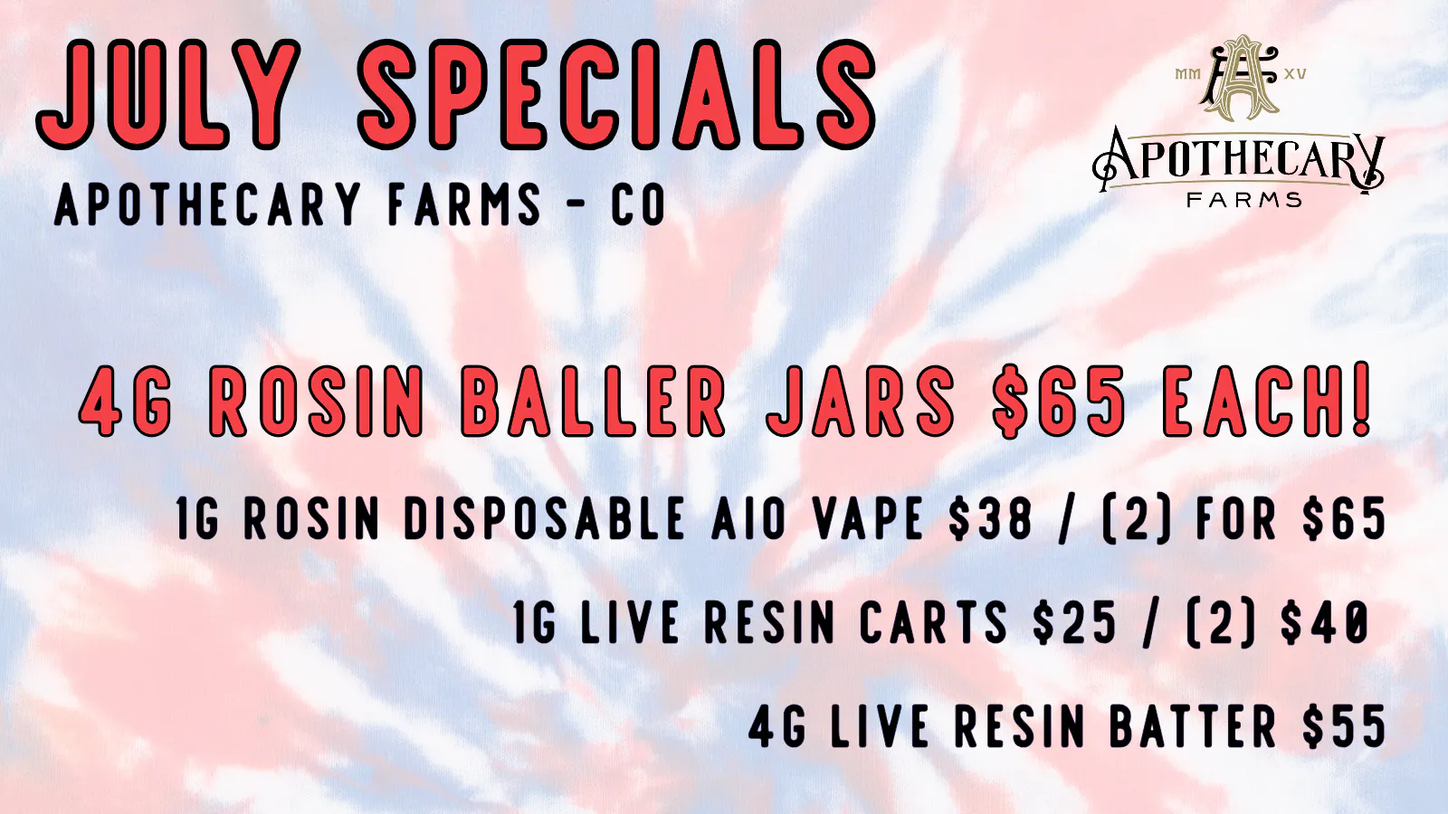 Apothecary Farms Denver listing banner