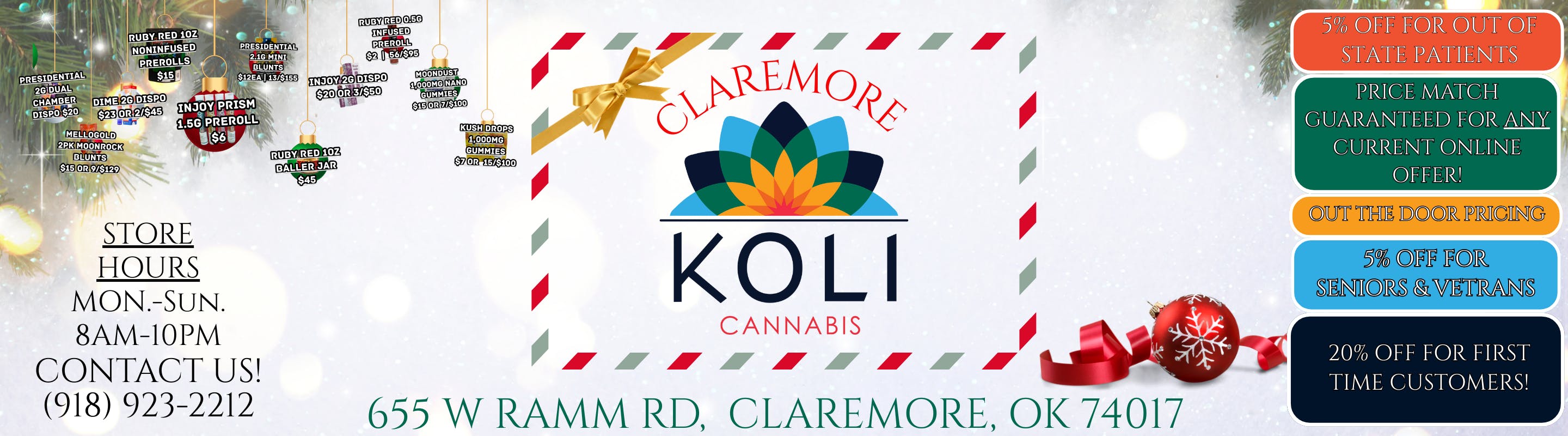 Koli Cannabis - West listing banner