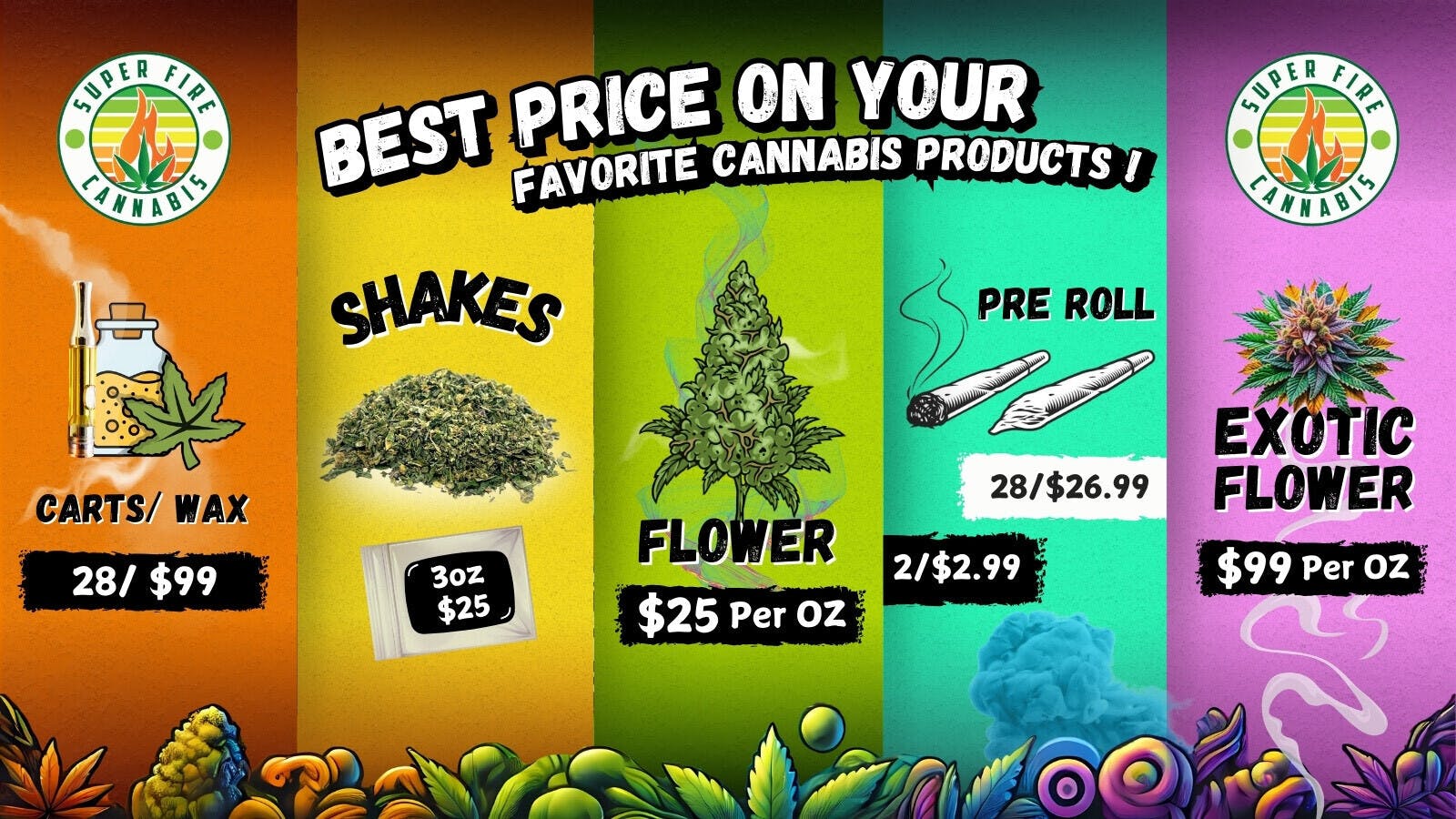 Super Fire Dispensary - Division St listing banner