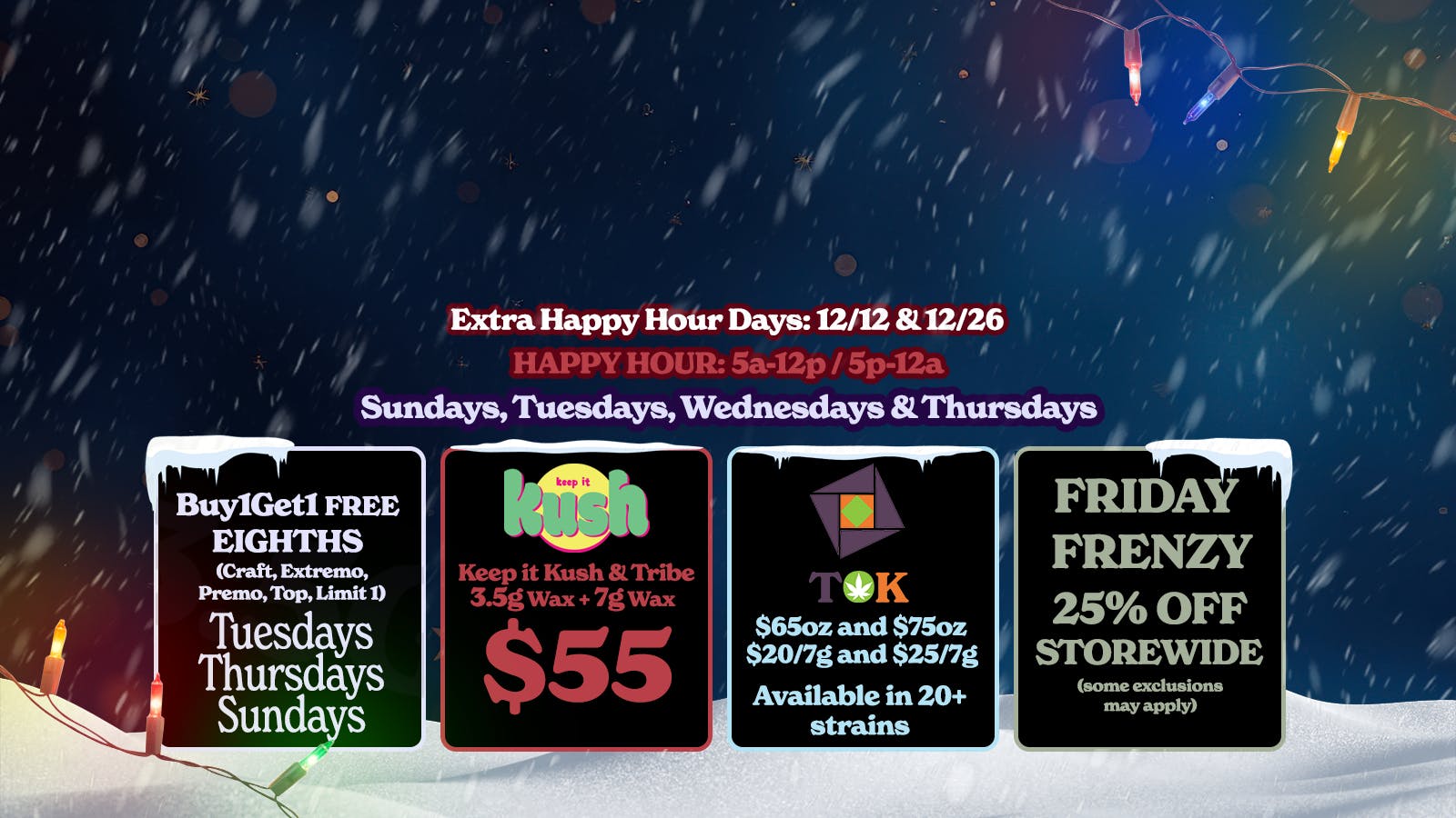 Kush House - 24 Hours Never Closed! - Classen listing banner