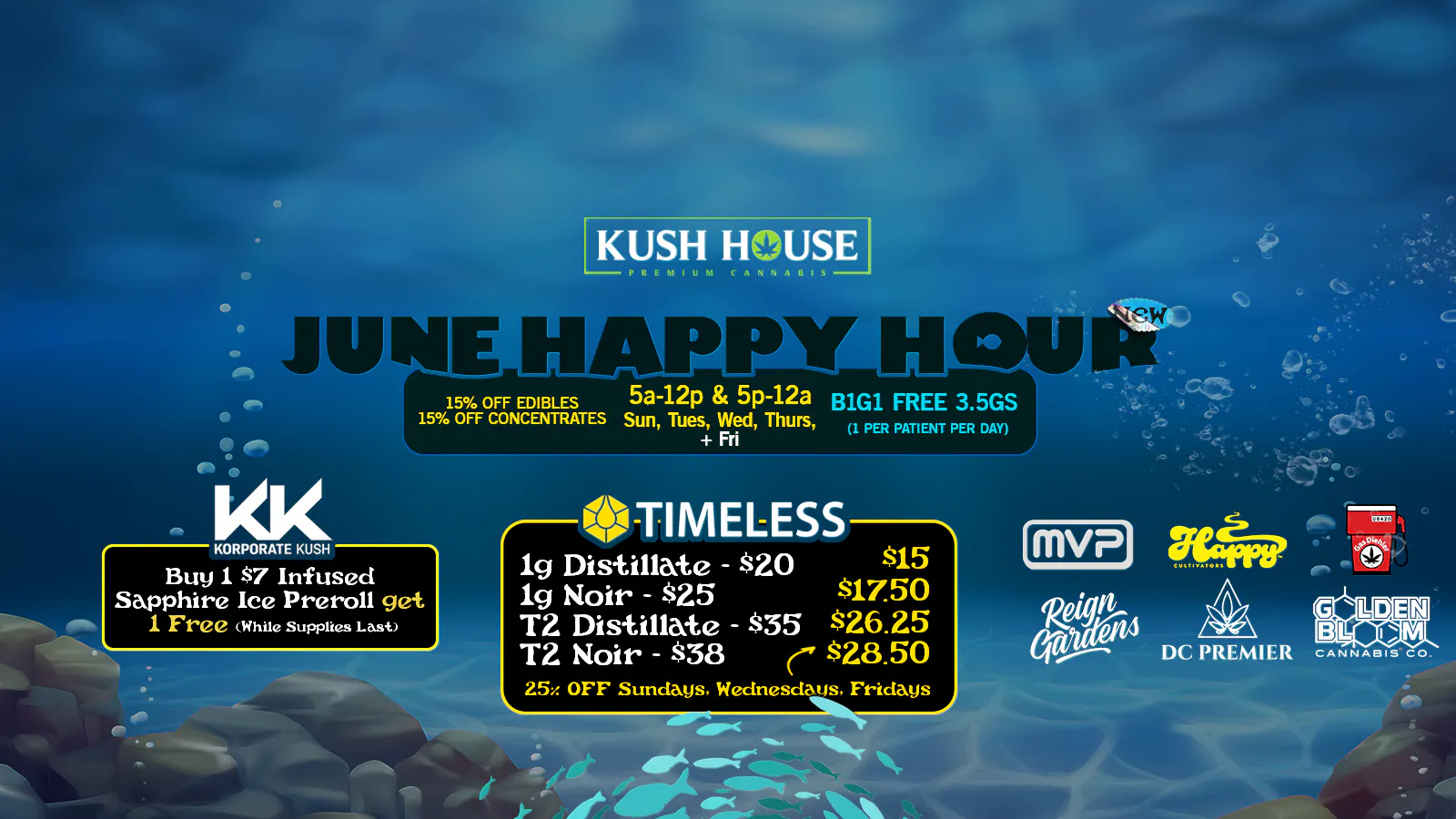 Kush House - 24 Hours Never Closed! - Classen listing banner