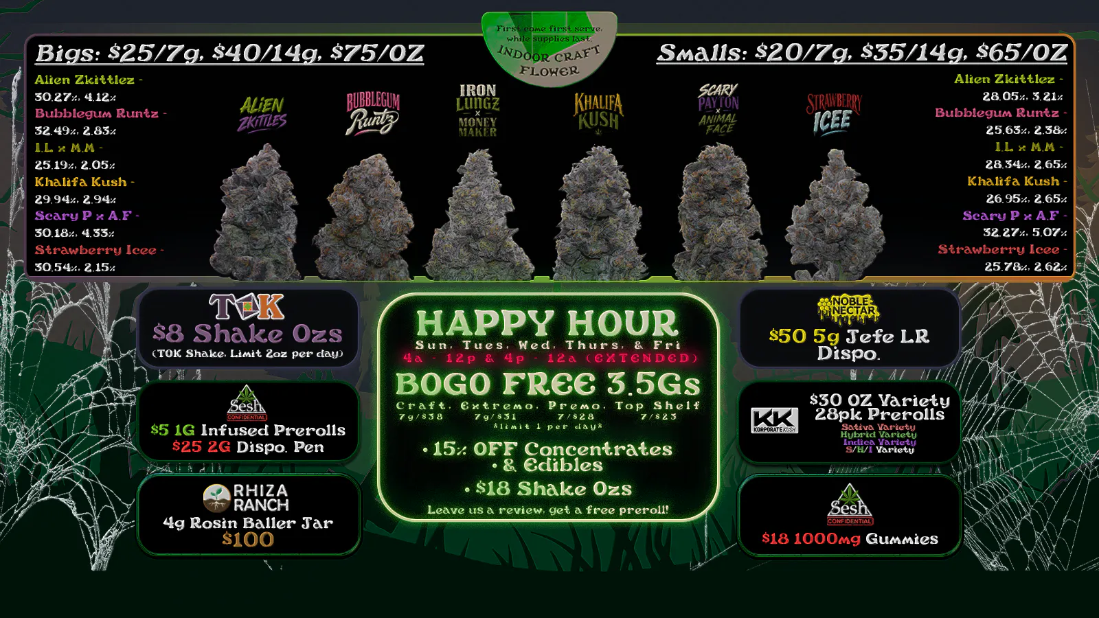 Kush House - 24 Hours Never Closed! - Classen listing banner