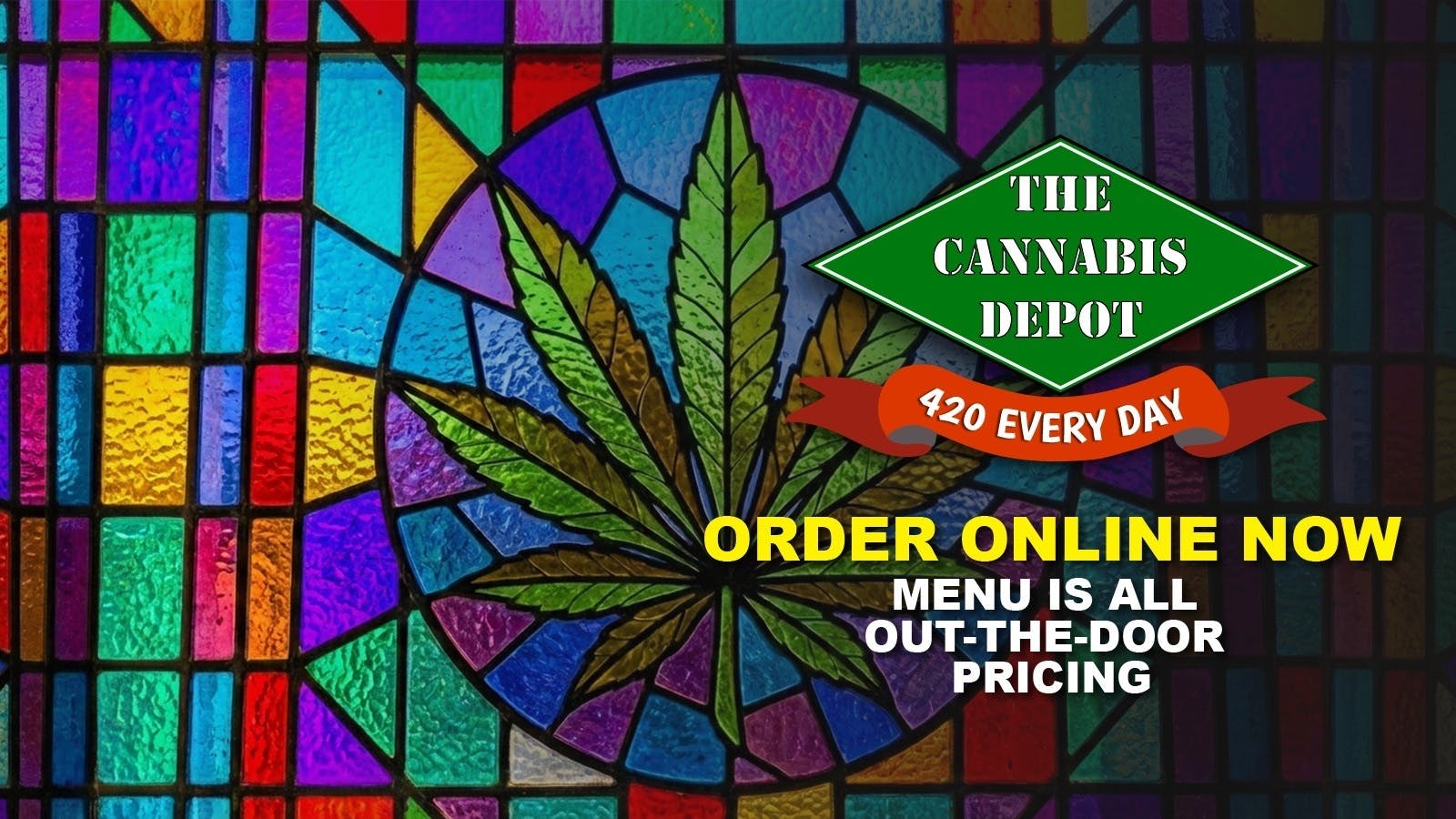 The Cannabis Depot listing banner