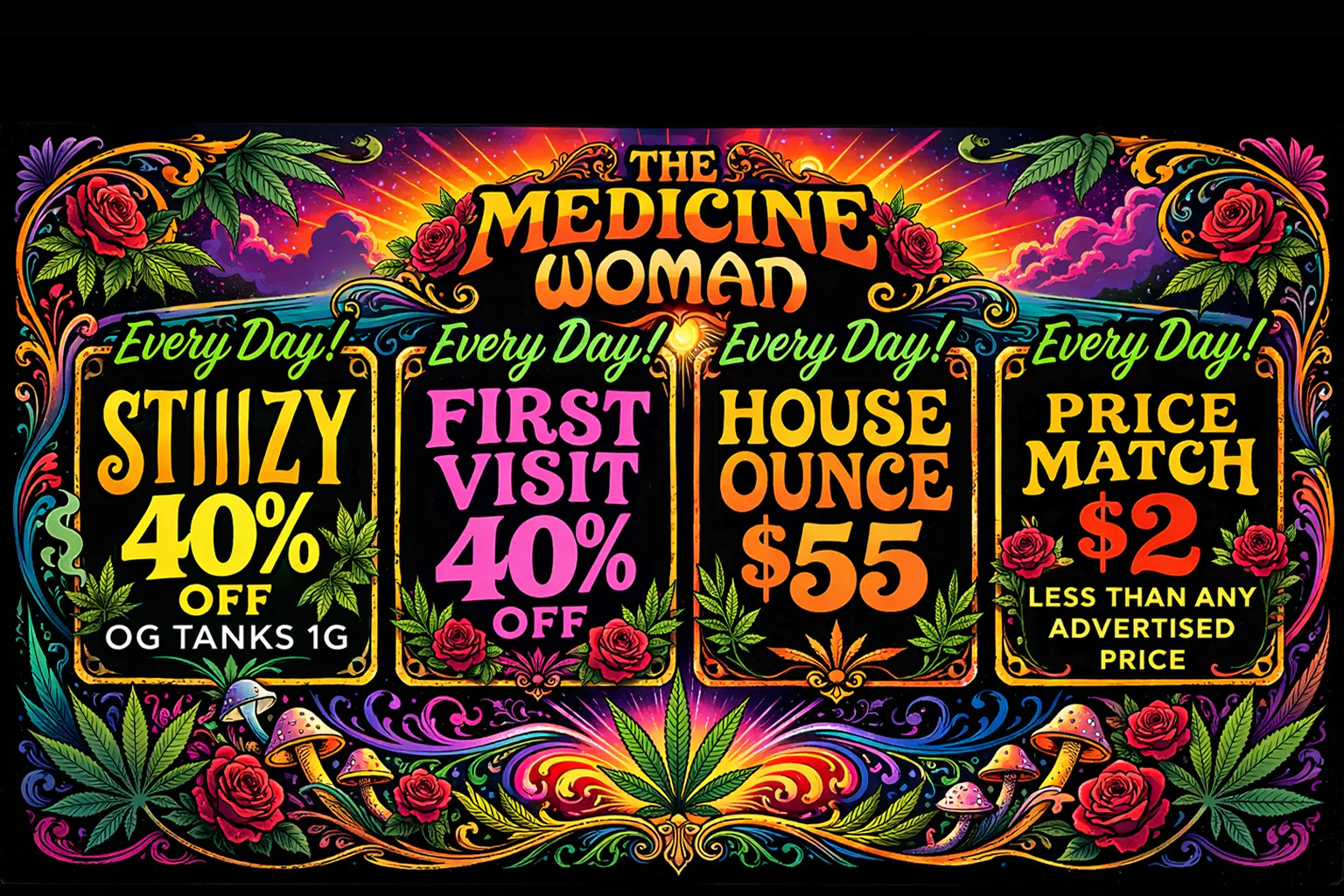 The Medicine Woman - Bellflower listing banner
