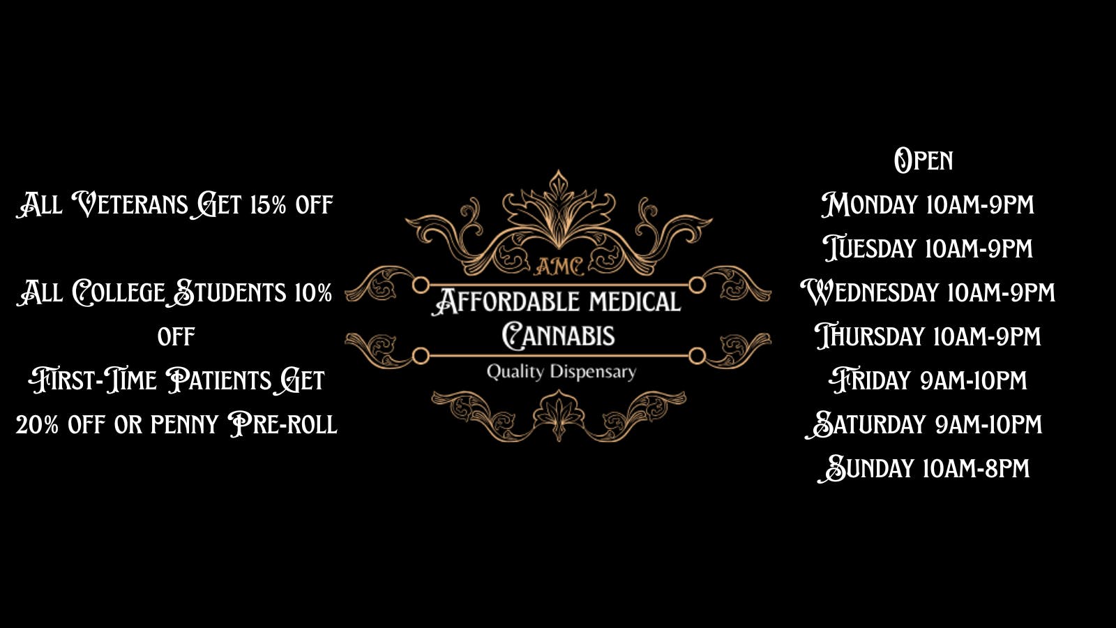 Affordable Medical Cannabis - Claremore listing banner