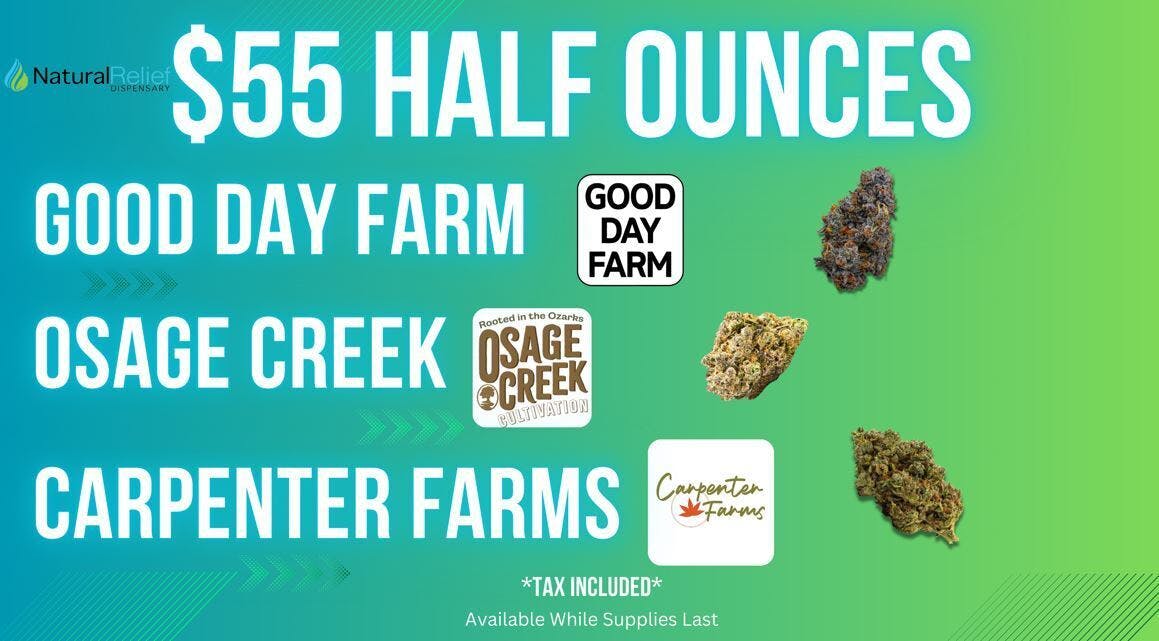 Natural Relief Dispensary listing banner