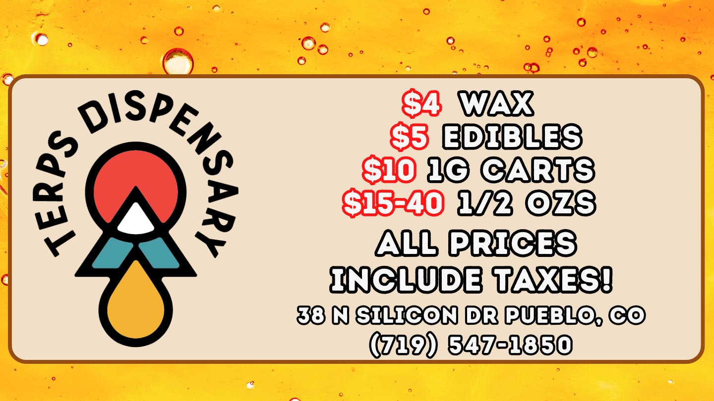 Terps Dispensary Pueblo listing banner