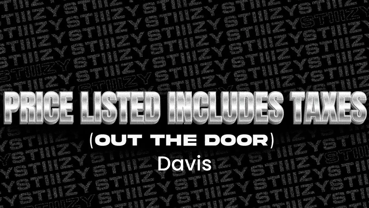 STIIIZY Davis listing banner