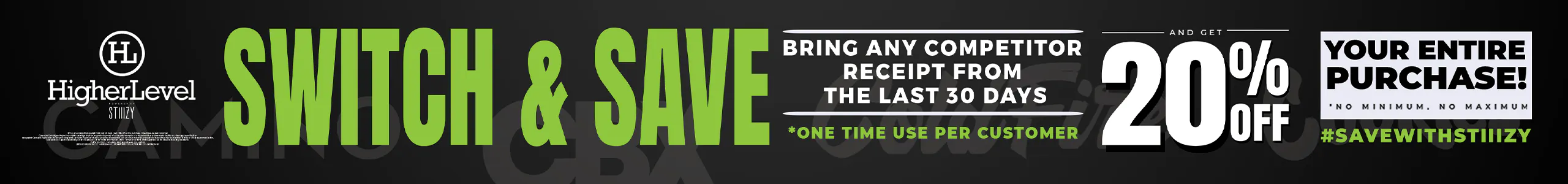 Higher Level - Hollister listing banner