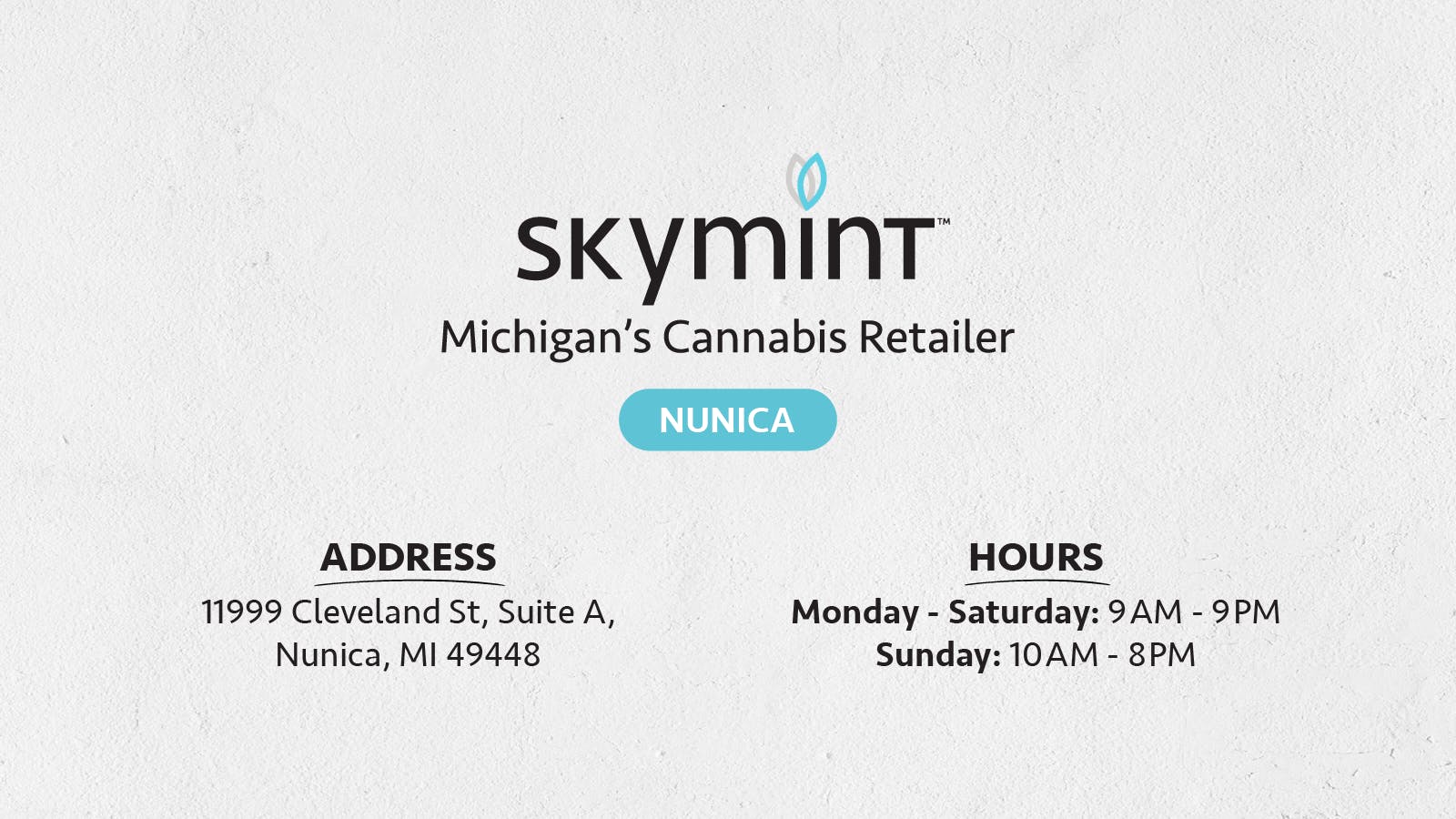 Skymint – Nunica (Recreational) listing banner