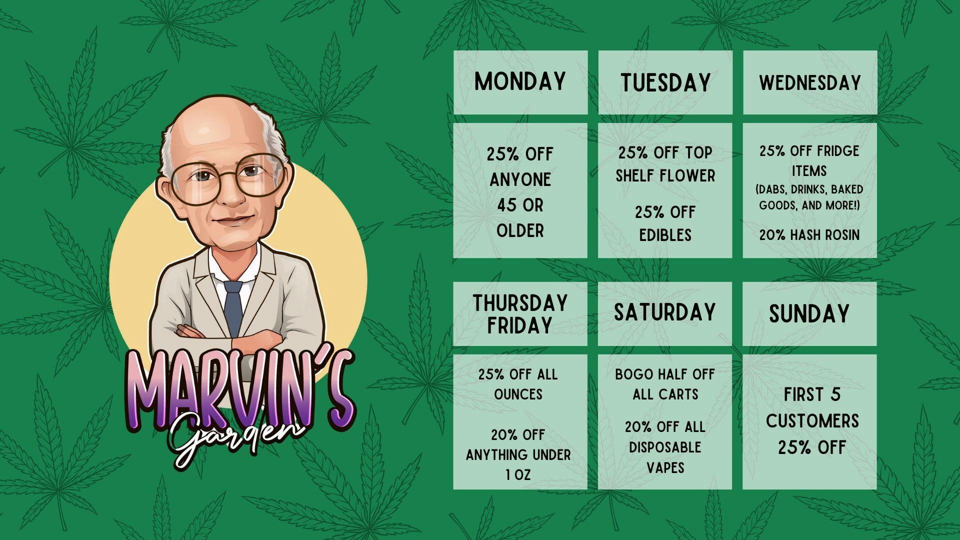Marvin's Garden listing banner