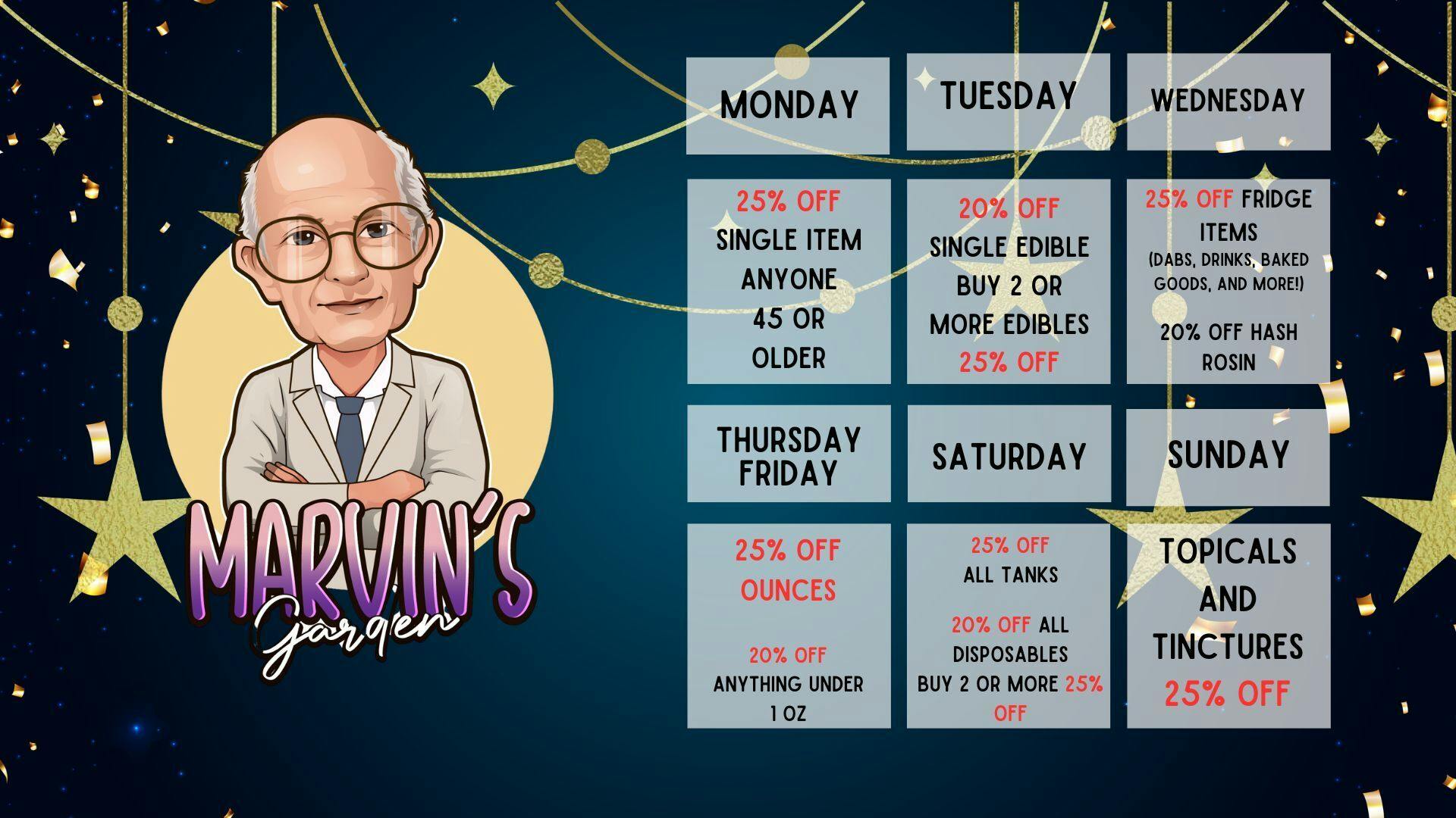 Marvin's Garden listing banner