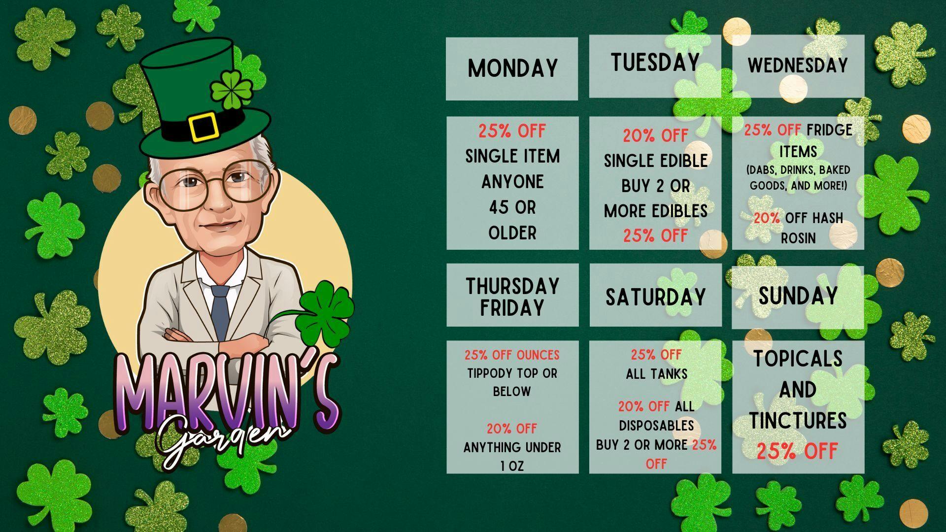 Marvin's Garden listing banner