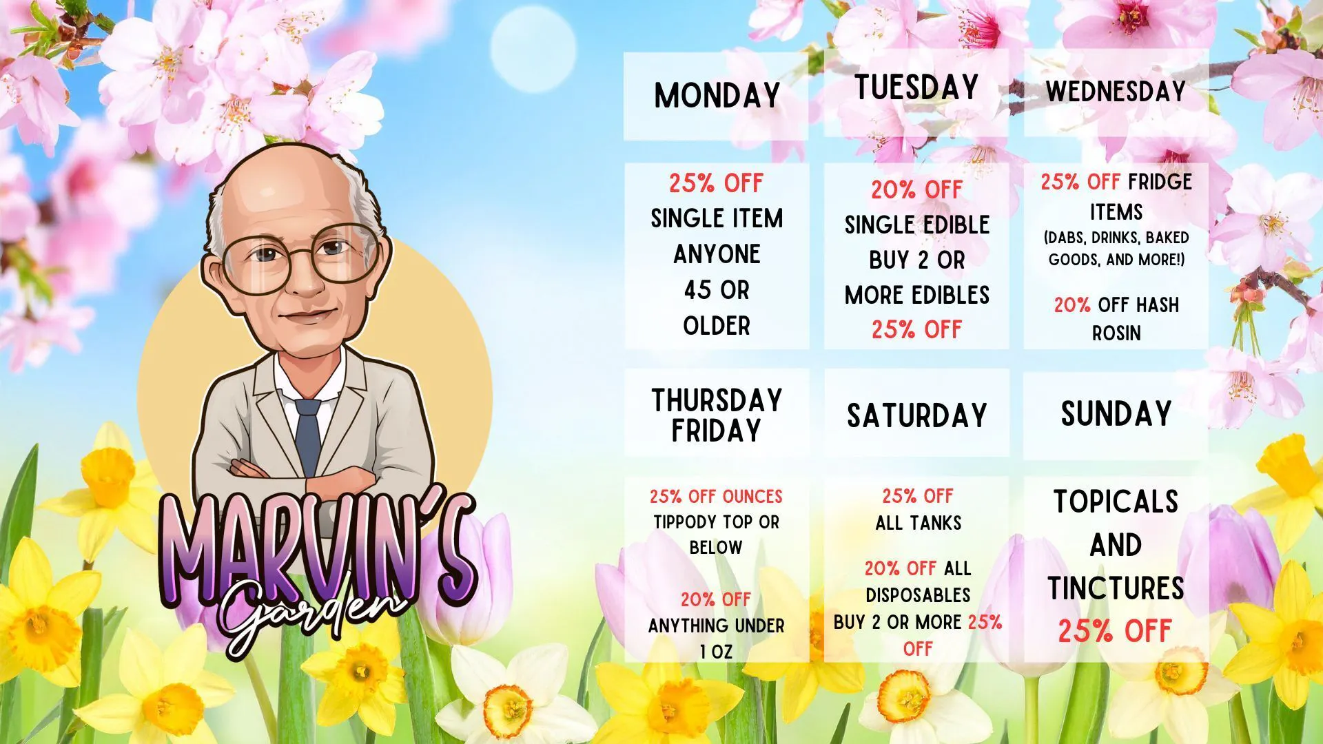 Marvin's Garden listing banner