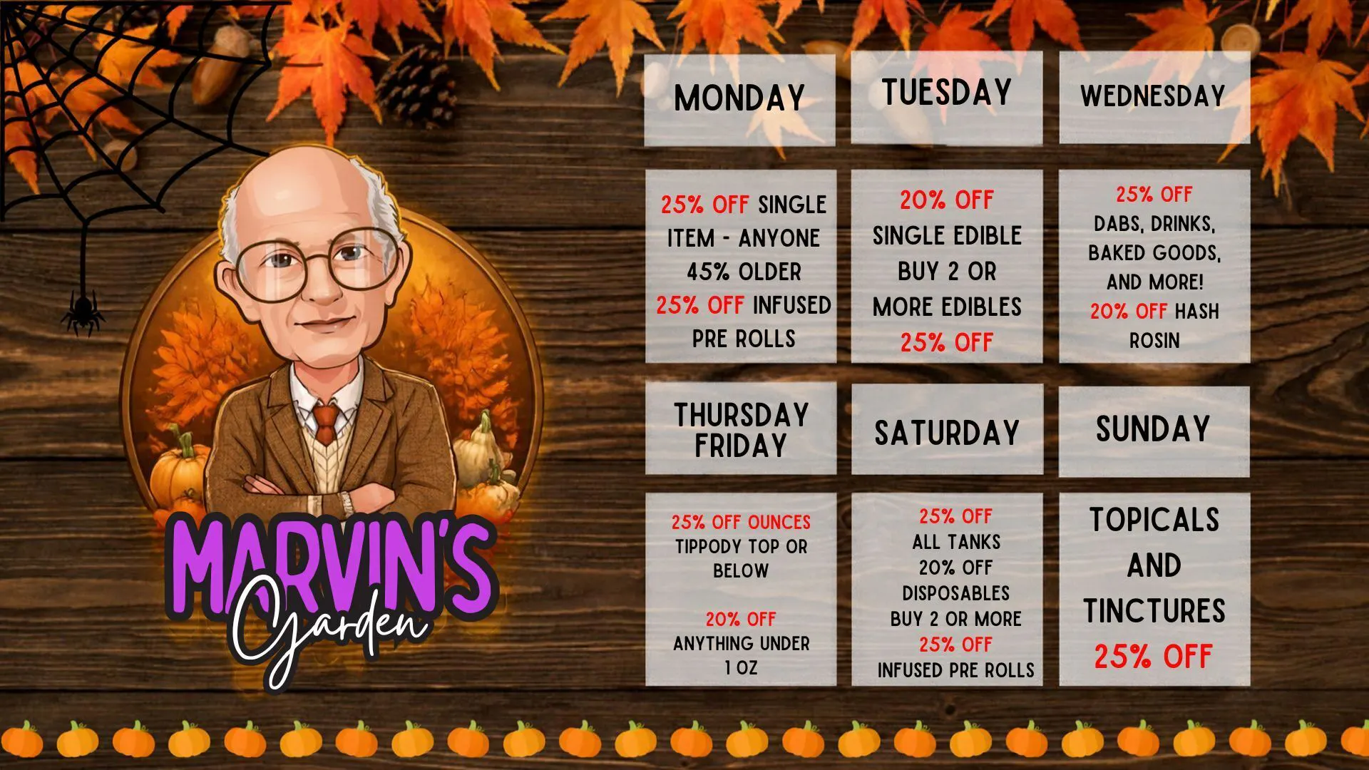 Marvin's Garden listing banner