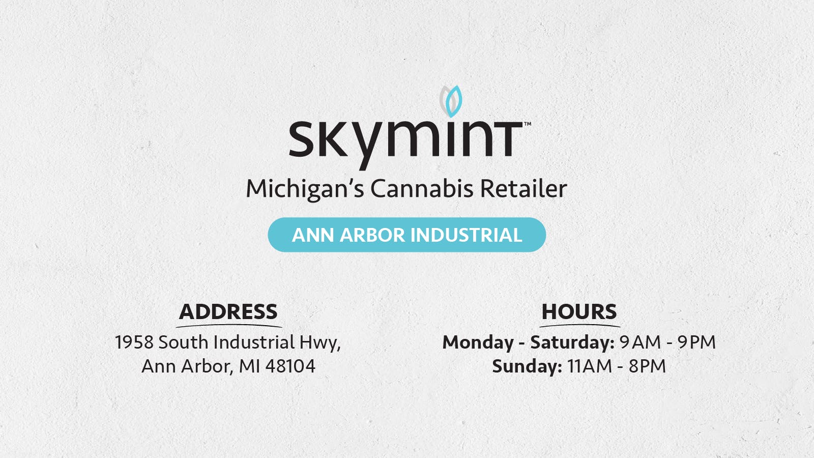 Skymint Ann Arbor Industrial listing banner