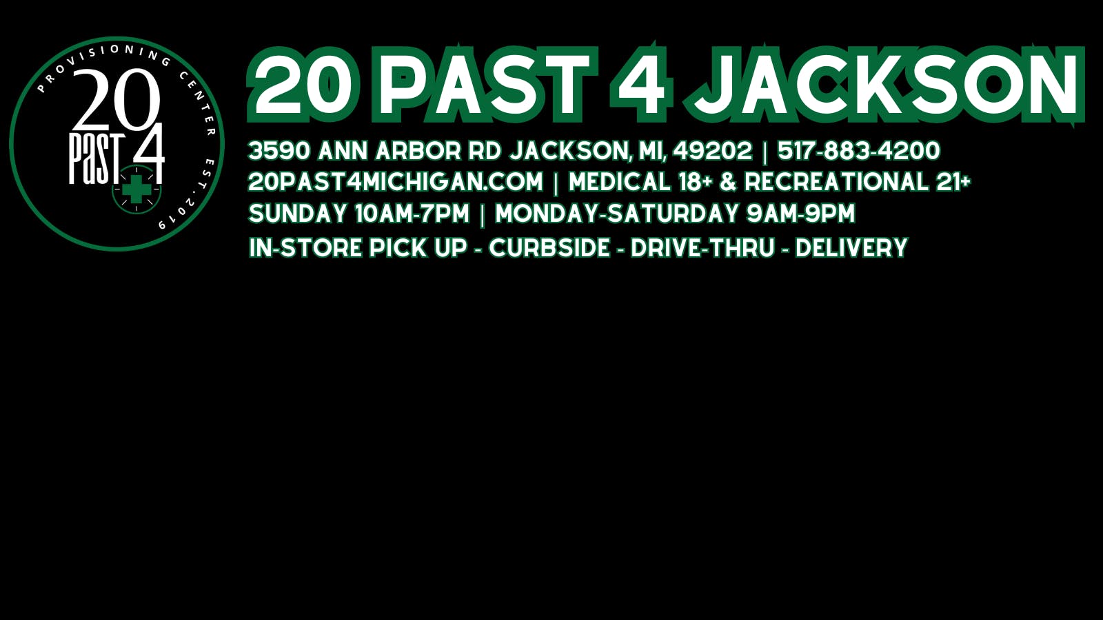 20 Past 4 Provisioning Center listing banner