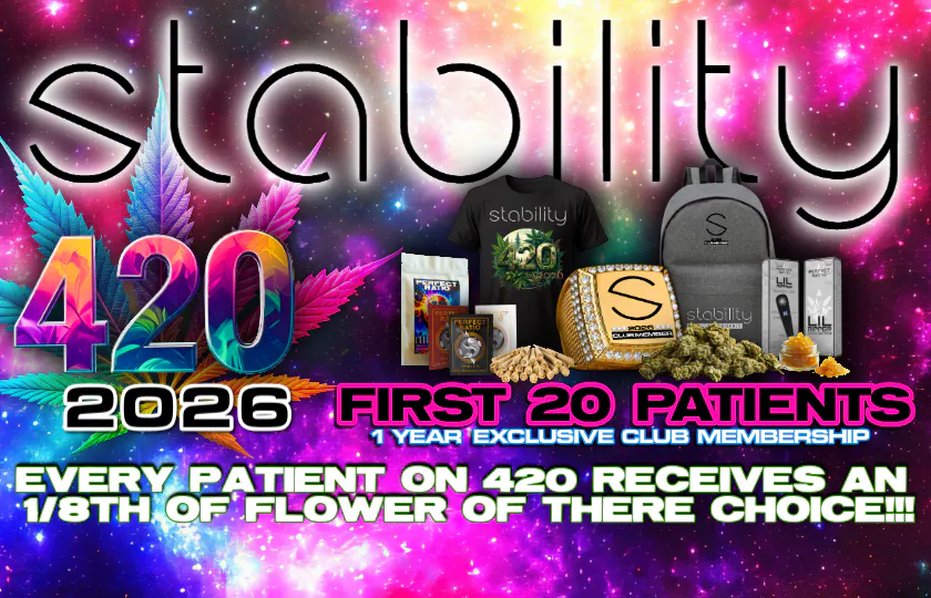 Stability Cannabis - S Meridian listing banner