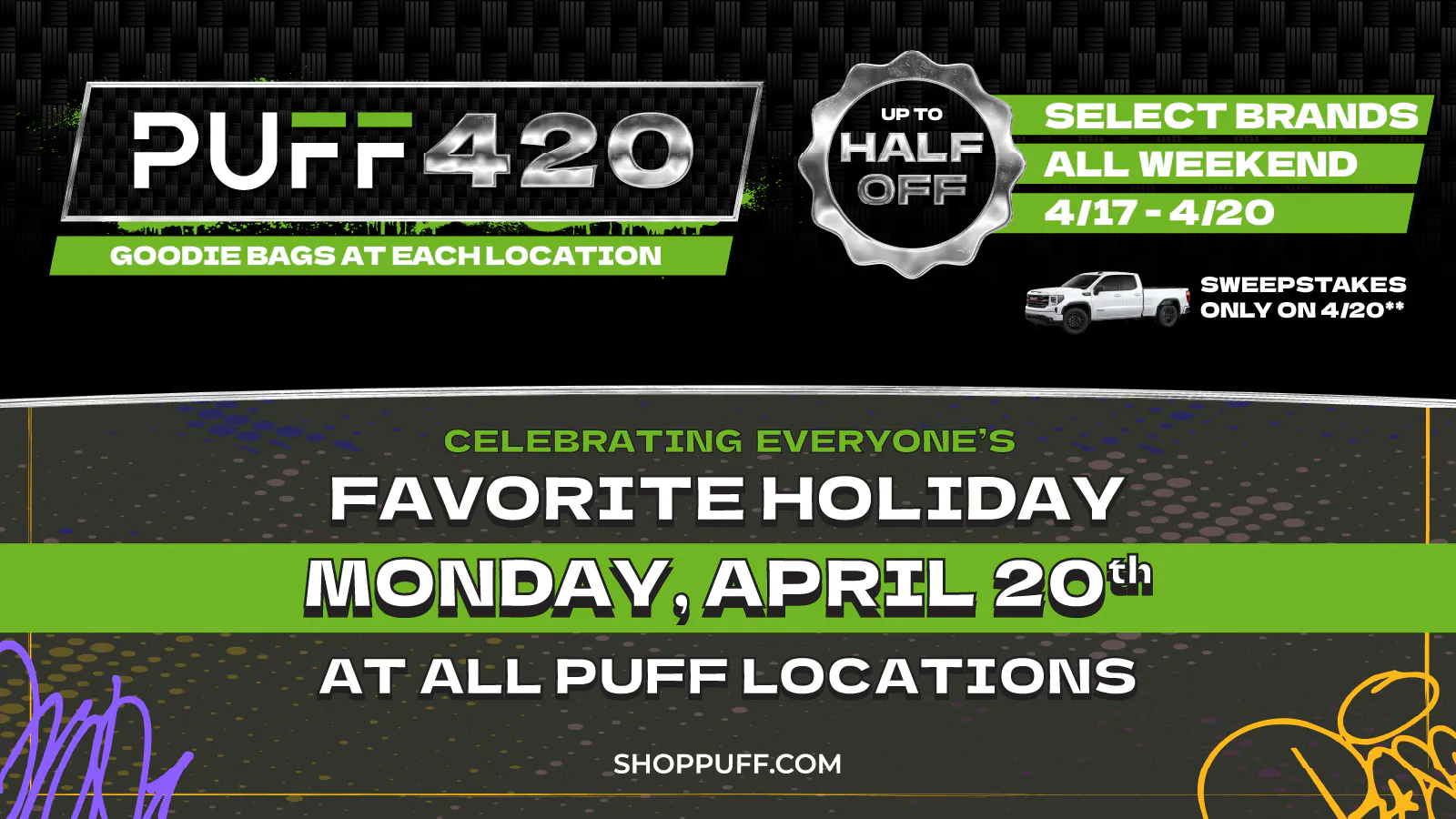 PUFF Bay City - RECREATIONAL 21+ listing banner