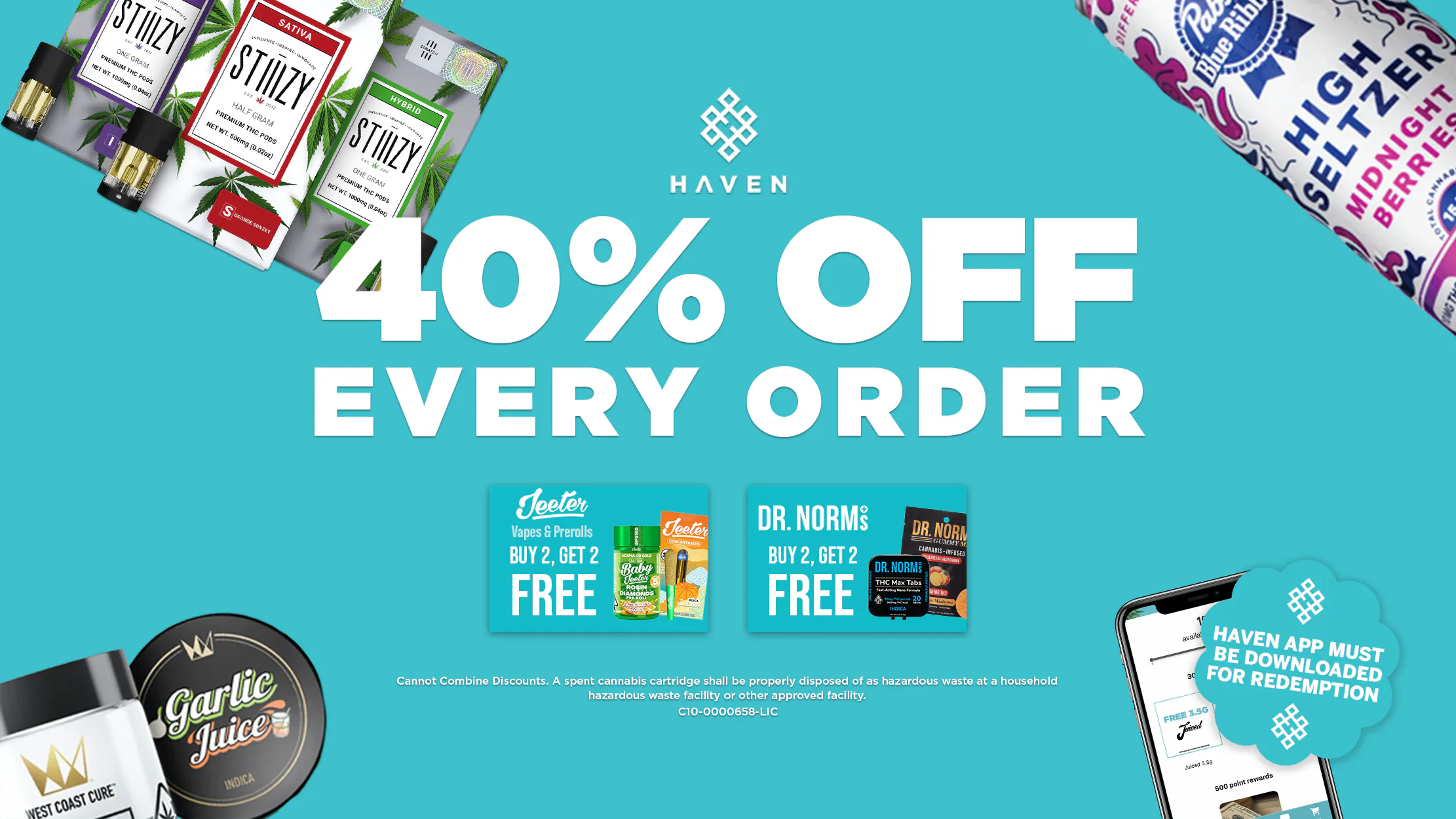 HAVEN Cannabis Marijuana and Weed Dispensary - Paramount listing banner