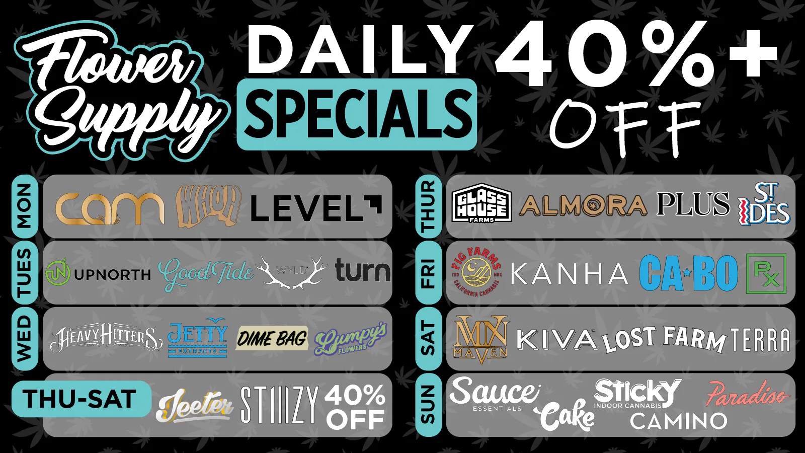 Surf City Original by Flower Supply listing banner