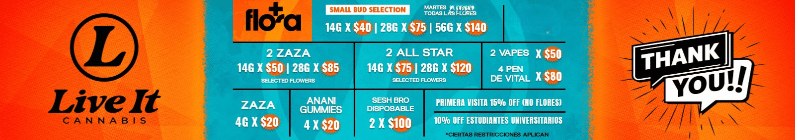 FLORA listing banner