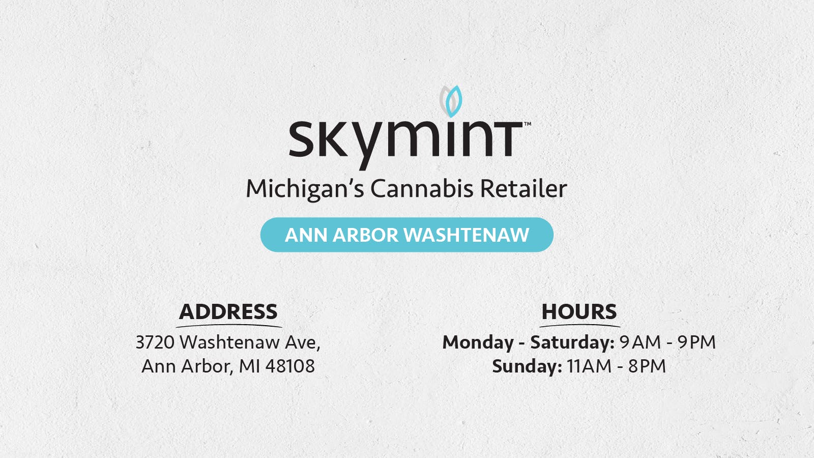 Skymint Ann Arbor - Washtenaw listing banner