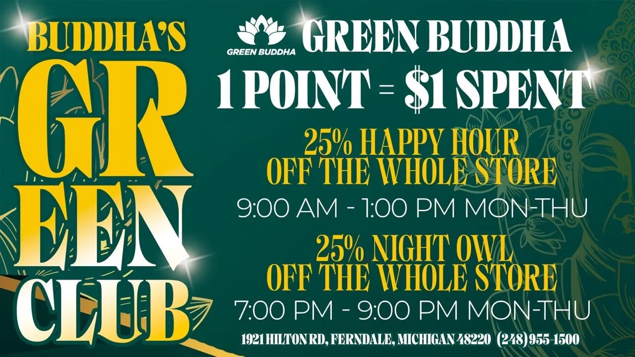 Green Buddha Cannabis Co- Recreational listing banner