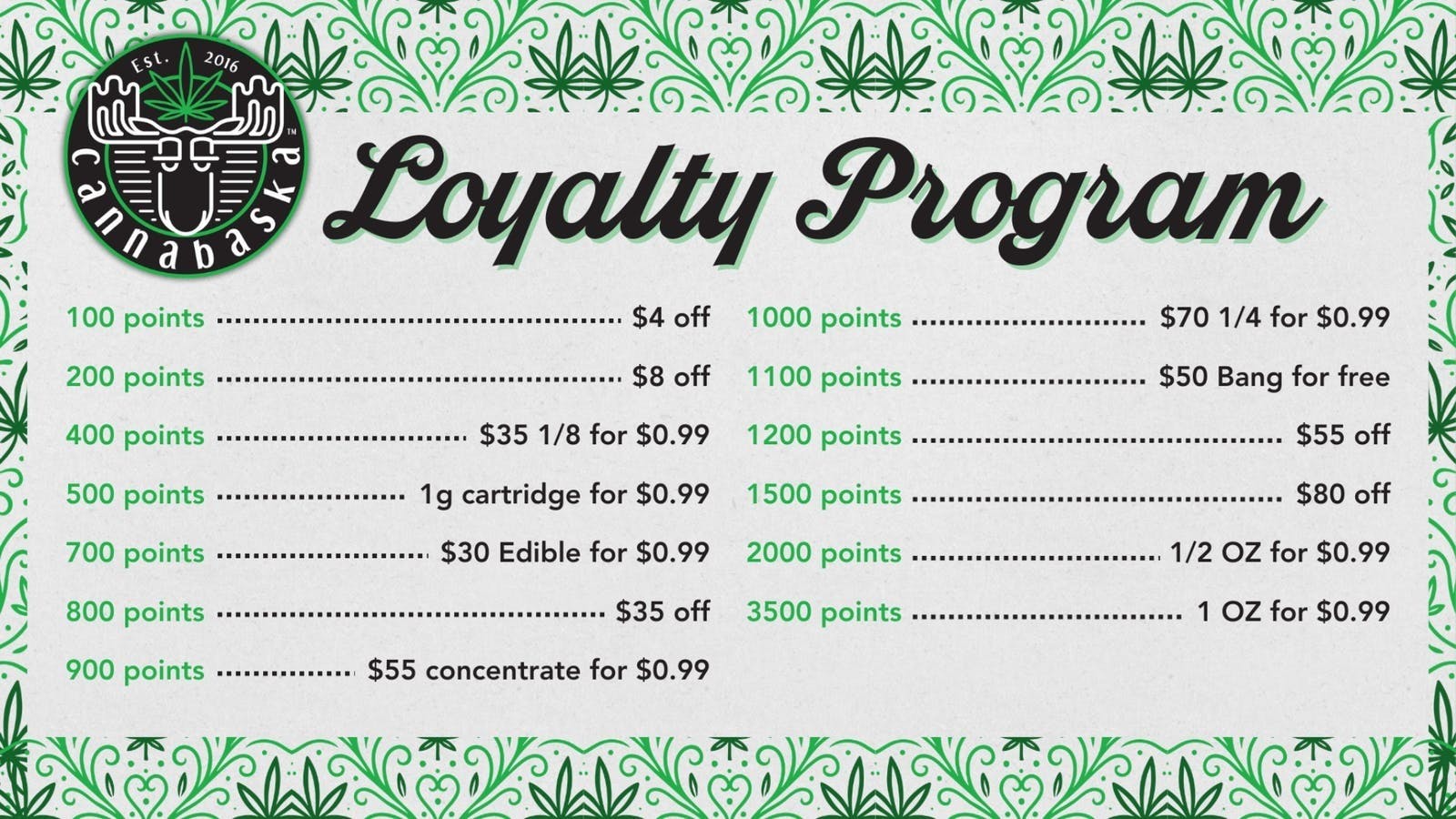 Cannabaska - Downtown listing banner