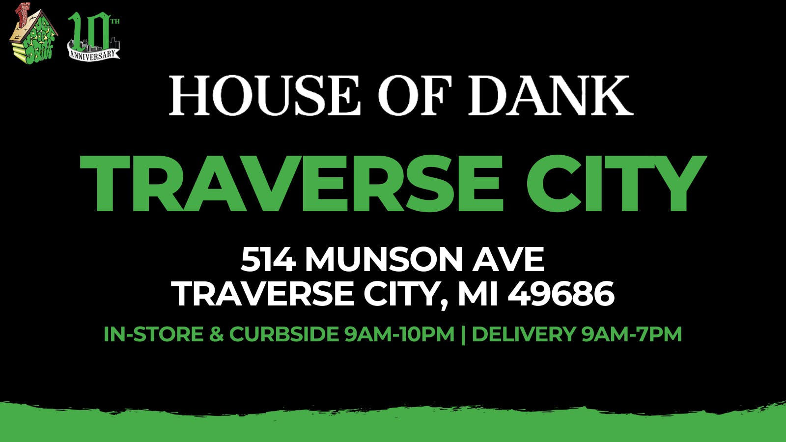HOUSE OF DANK TRAVERSE CITY REC listing banner