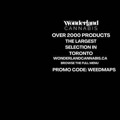 Wonderland Cannabis listing banner