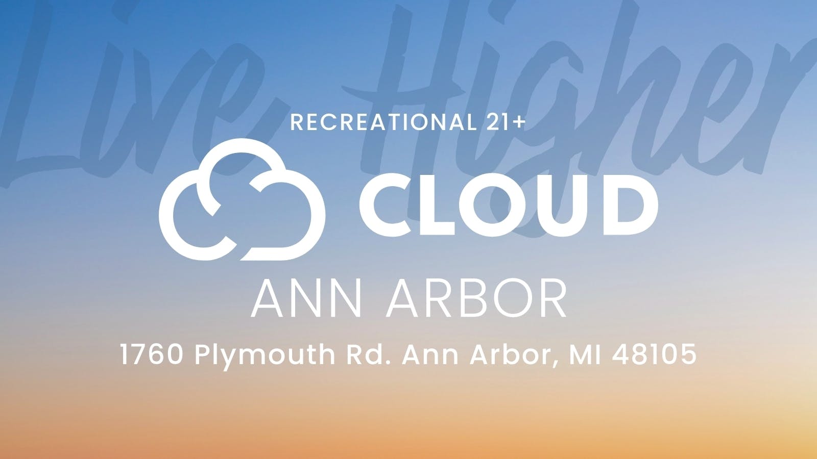 Cloud Cannabis - Ann Arbor - REC 21+ listing banner