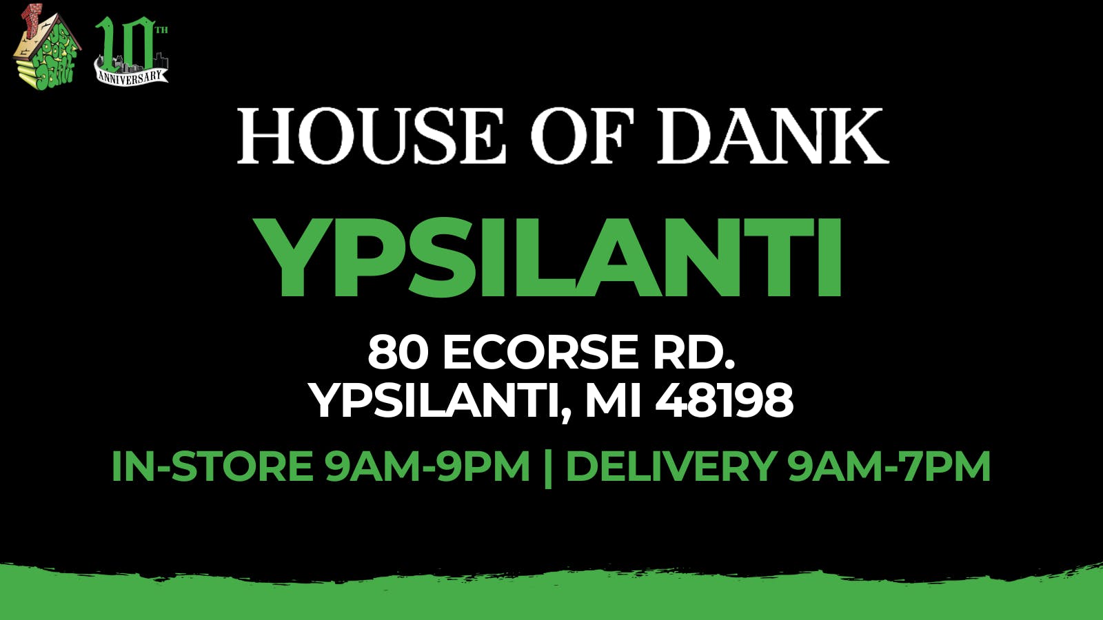 HOUSE OF DANK YPSILANTI REC listing banner