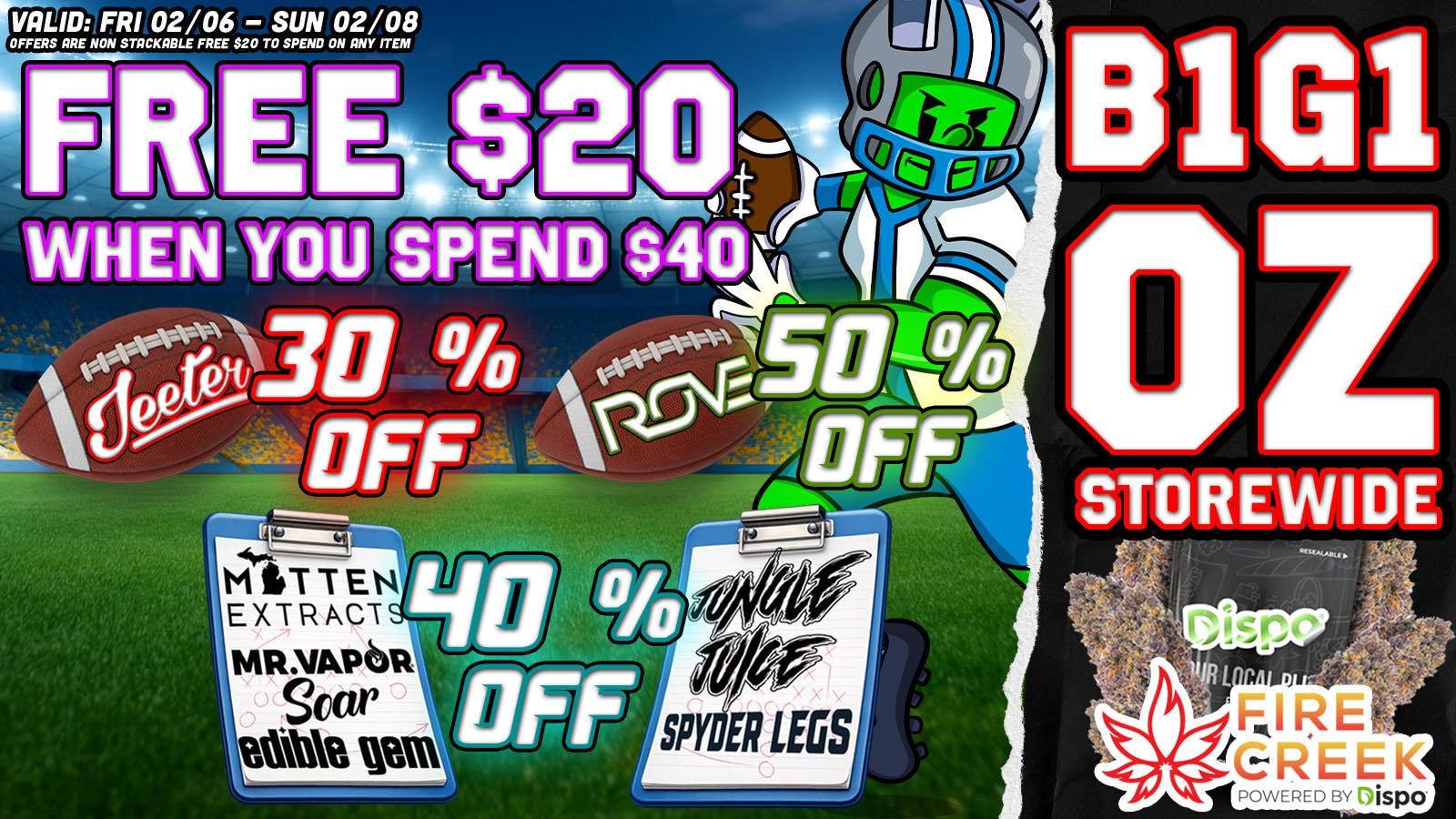 Fire Creek Battle Creek - Recreational listing banner