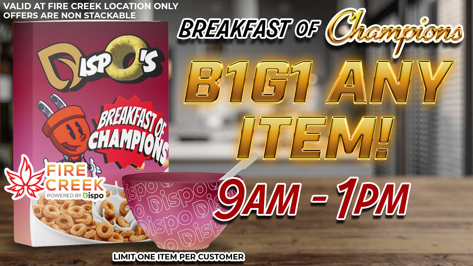 Fire Creek Battle Creek - Recreational listing banner