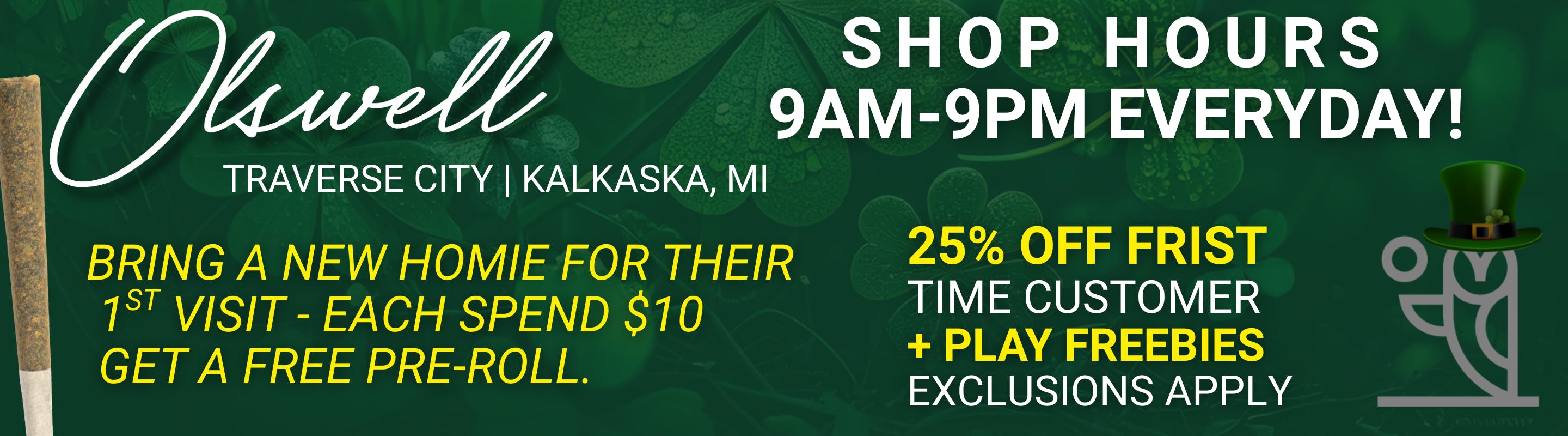 Olswell Cannabis Co listing banner