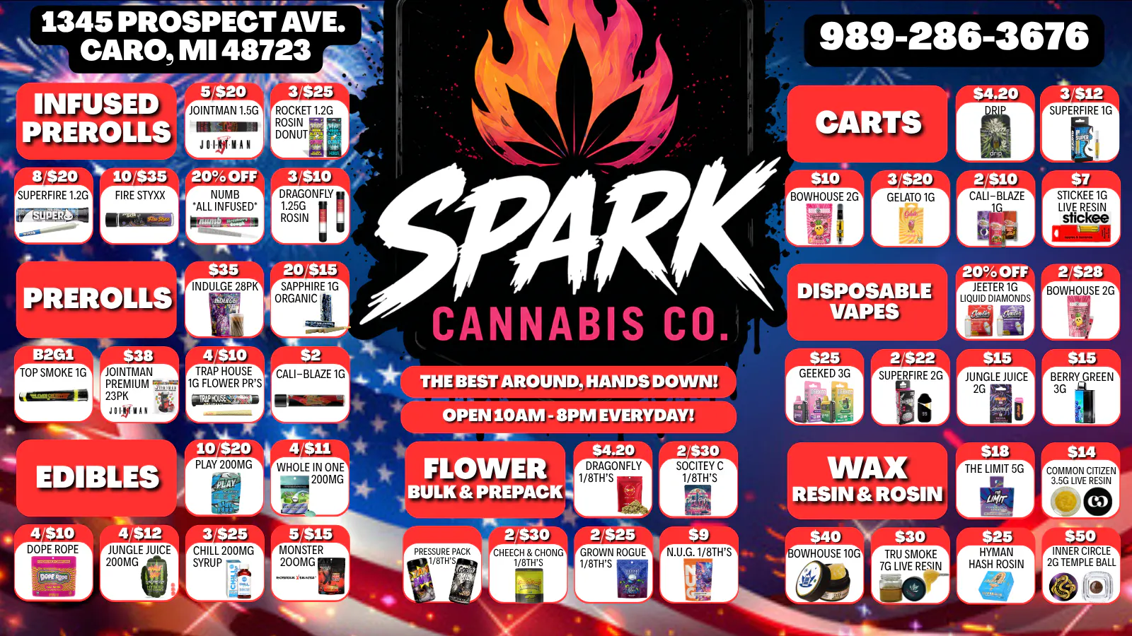 Spark Cannabis Co. listing banner