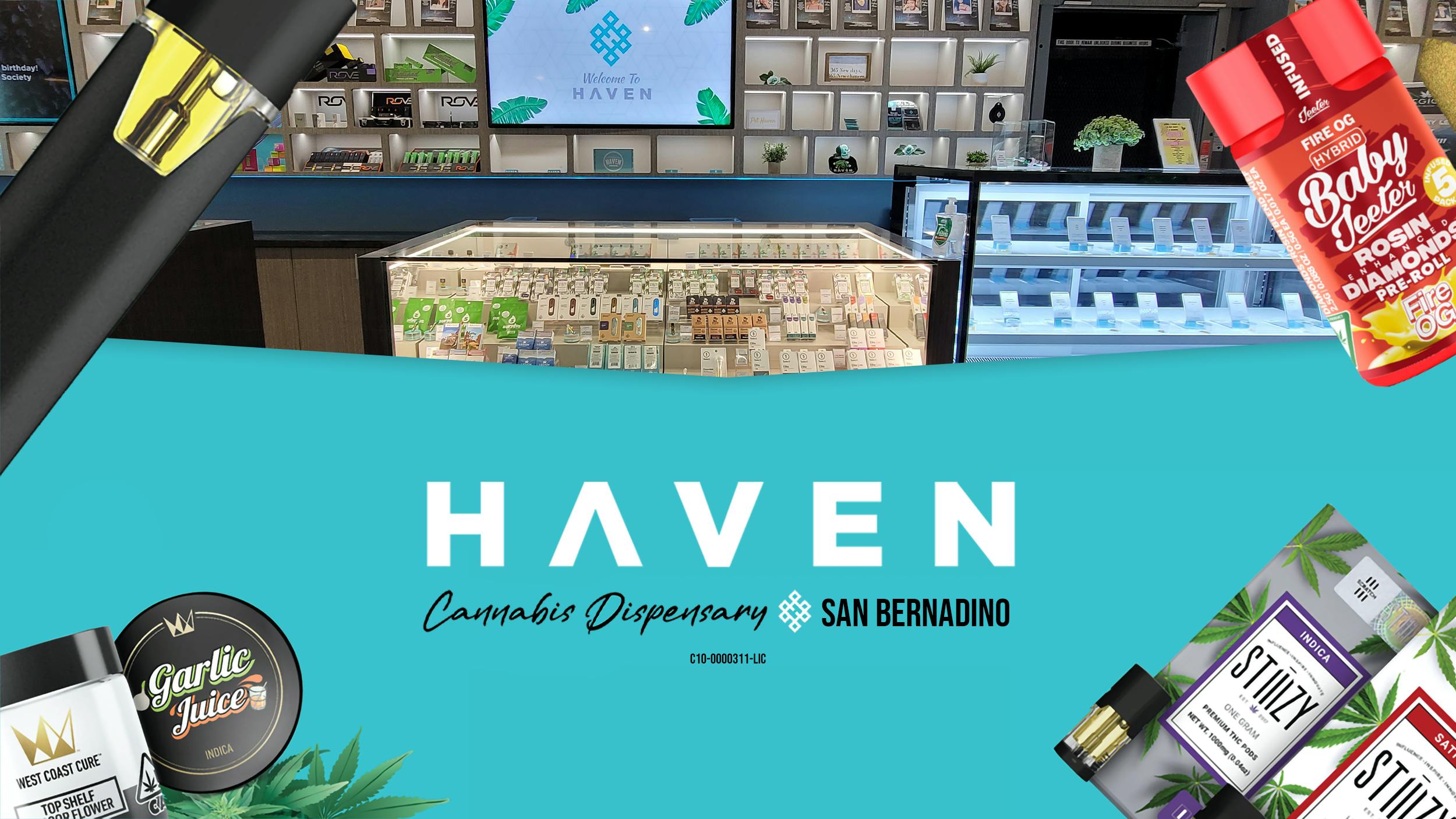 HAVEN Cannabis Marijuana and Weed Dispensary - San Bernardino listing banner