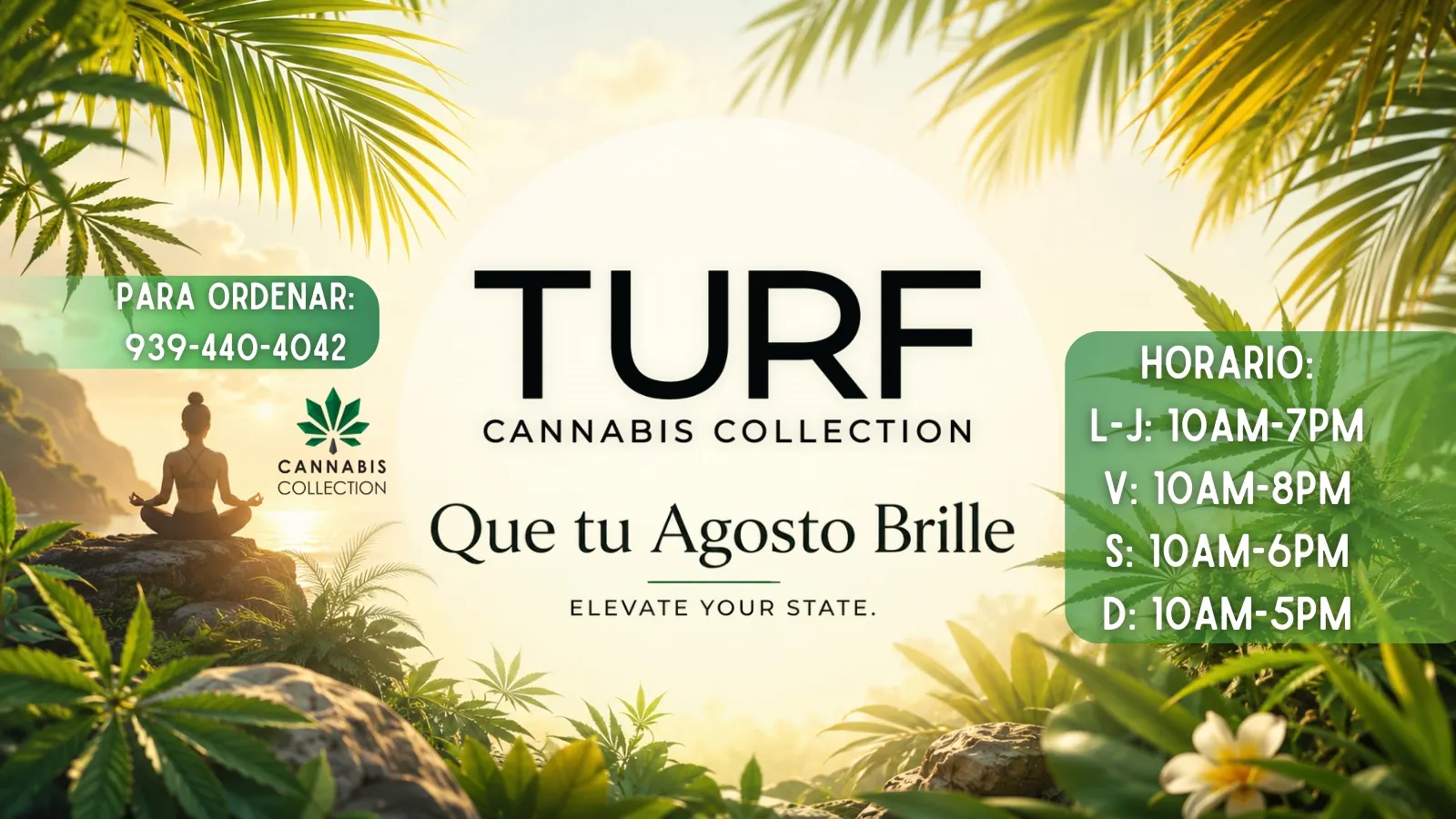 Turf Cannabis Collection listing banner