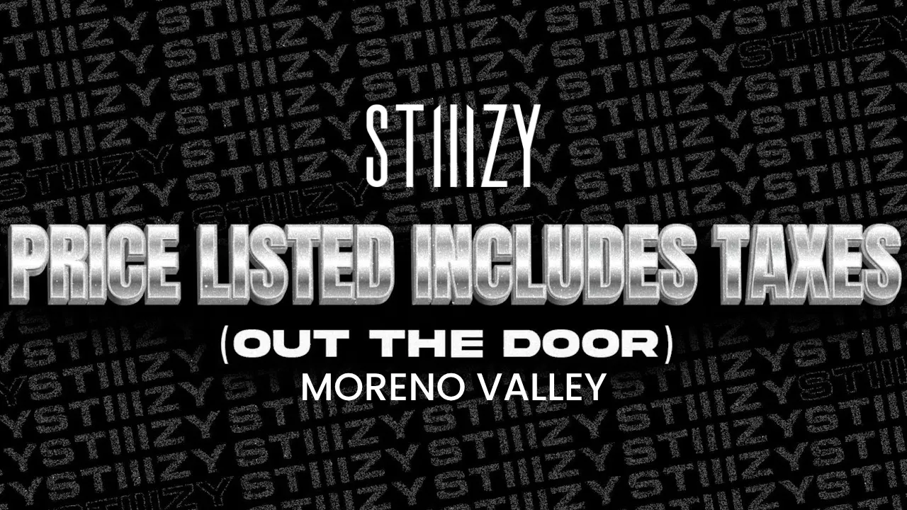 STIIIZY Moreno Valley listing banner