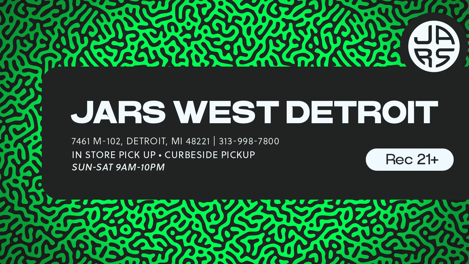 JARS Cannabis - West Detroit listing banner
