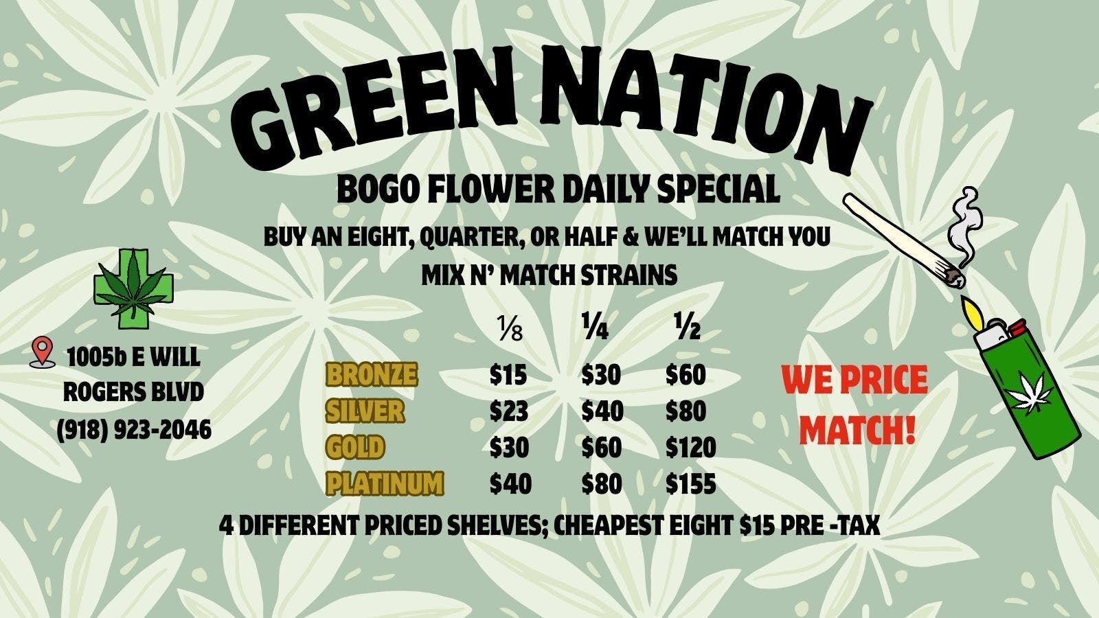 Green Nation - Claremore listing banner