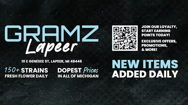 Gramz Cannabis - Lapeer listing banner